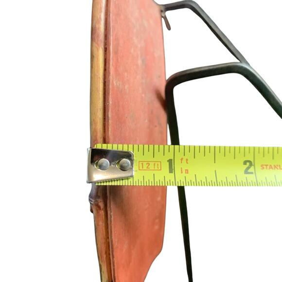 9” Vintage Elephant Art India Wall Hanging Decor Palm Trees Bamboo Resin - Picture 6 of 7